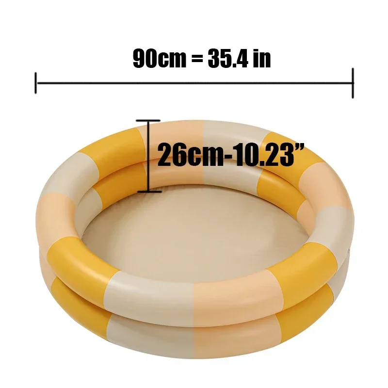 Fashion Retro Thickened Ocean Balls Tent Toys for Children Summer Toy Diameter 90cm Inflatable Swimming Pool Baby Toys