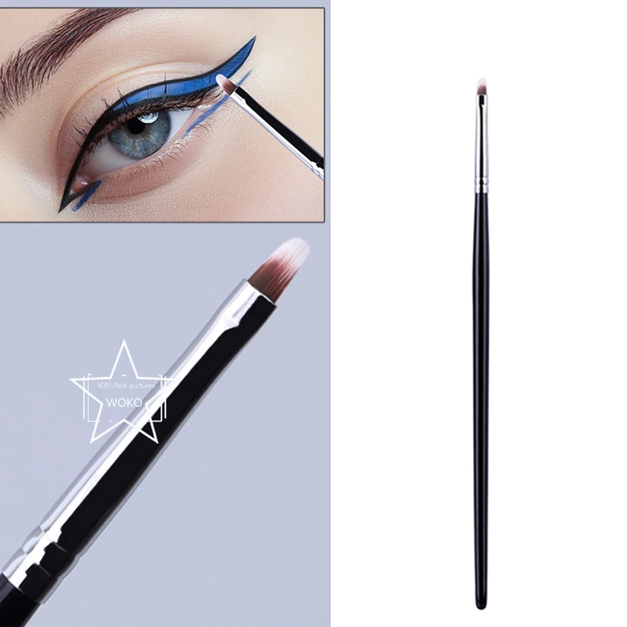 T23 แปรงเจลไลเนอร์ แปรงอายไลเนอร์แบบละเอียด แปรงแต่งหน้าอายไลเนอร์แบบน้ํา แปรงอายไลเนอร์แบบบางแบบมืออาชีพ เครื่องมือแต่งหน้าอายเจลไลเนอร์