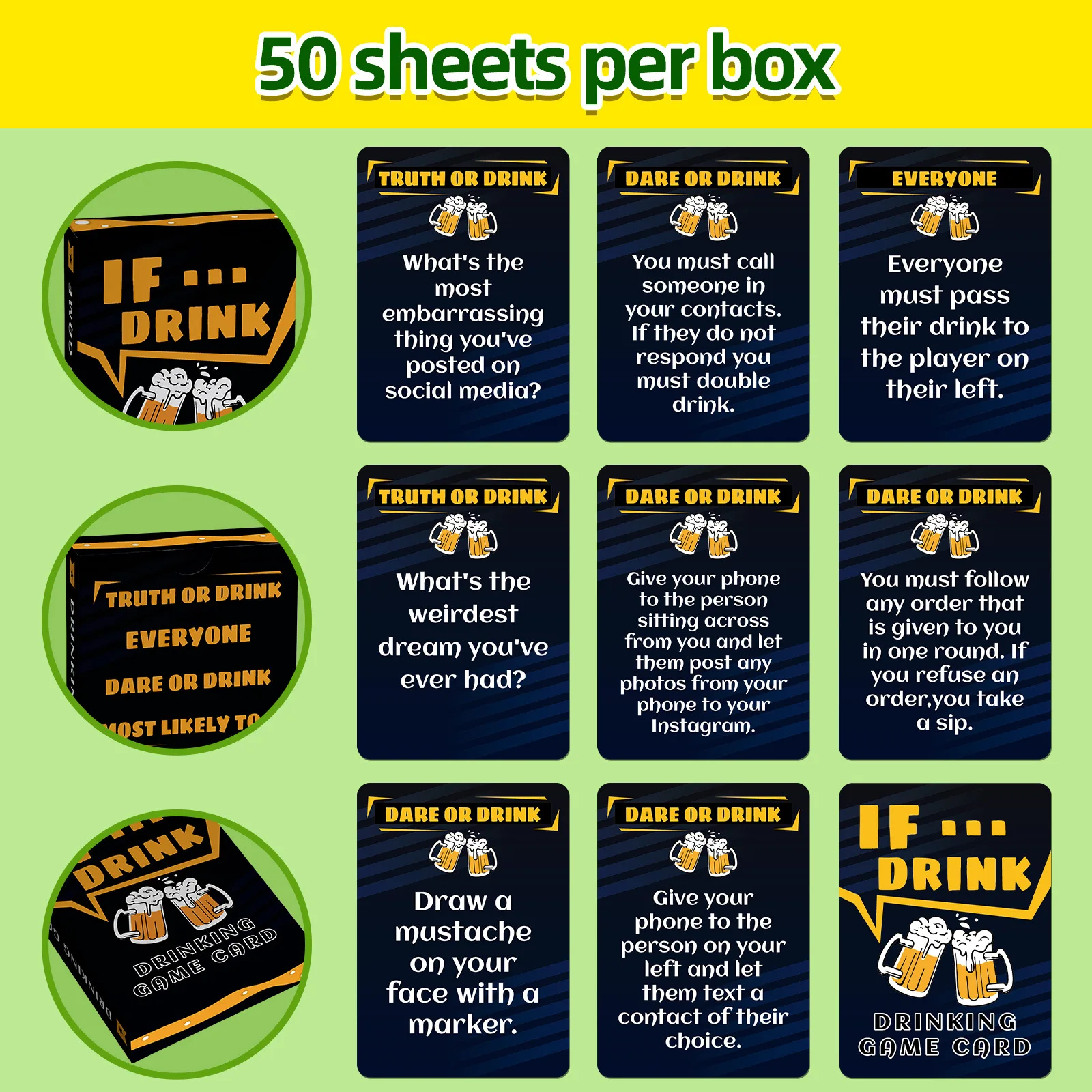 Креативные и визуально привлекательные пивные иллюстрации, разминки настольных игр, необходимые карты для вечеринок и обеденного стола для взрослых