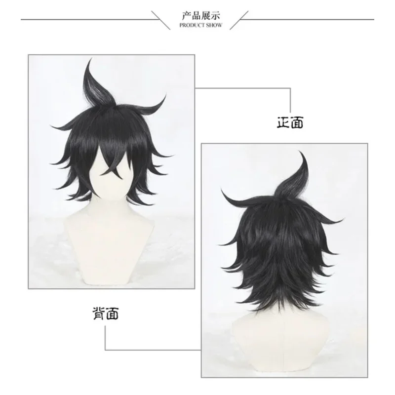 Anime Black Clover Yuno Grinbellor Cosplay Costumes Uniform Full Sets Wig Synthetic Hair Shoes Boots Men Boys Halloween Party UY