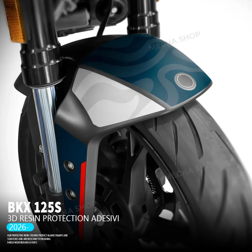 

Fender Stickers for Benelli BKX 125S 2026 Motorcycle Accessories 3D Resin Sticker Protection Kit