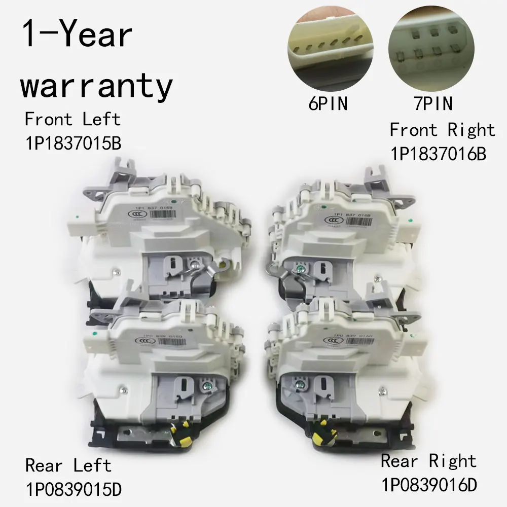 Siłownik zamka drzwi dla Seat Leon 2011-2013 Altea 2011-2015 1P1837015B 1P1837016B 1P0839015D 1P0839016D