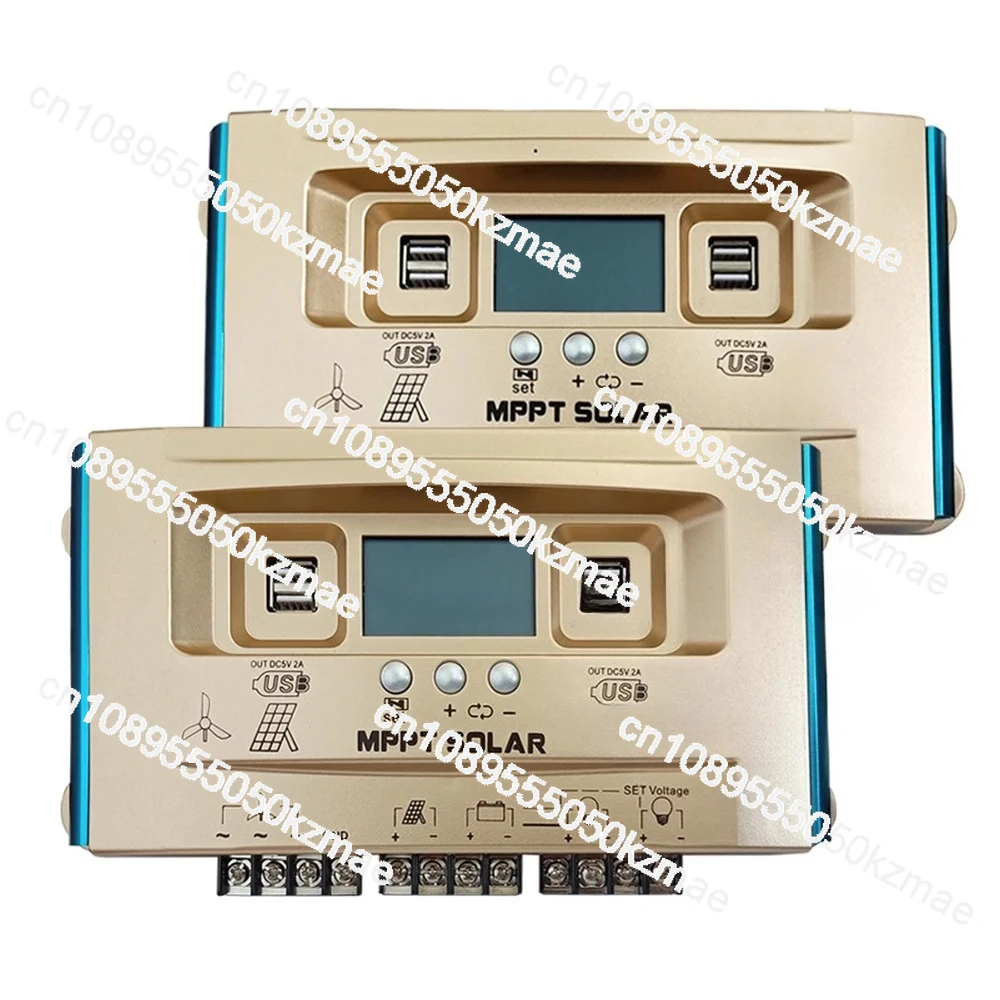 

Гибридный контроллер заряда ветро-солнечной энергии 30A/40A/60A/100A | Регулятор MPPT, двойная зарядка через USB