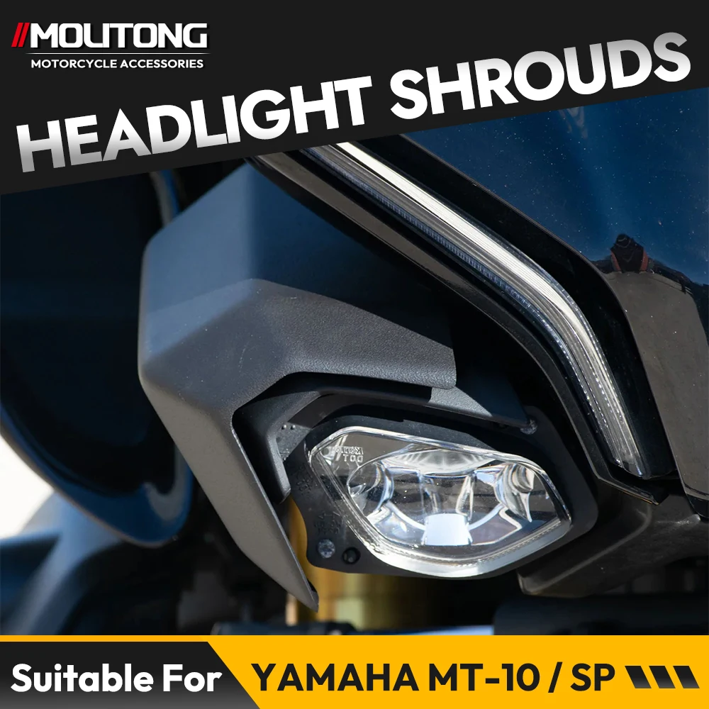 

Headlight Cover Motorcycle Front Head Lights Shrouds Protectors Fairing Kit Accessories For YAMAHA MT 10 SP MT 10