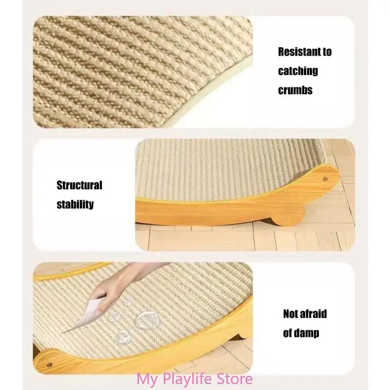 Sisal Cats Scratching Pad Furniture Scratcher Toy Cats Paws Training Toy