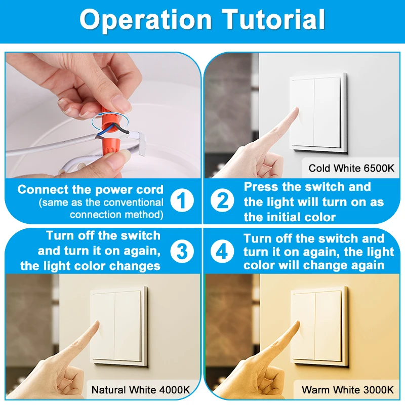 Imagem -03 - Grande Teto Moderno Levou Lâmpadas do Painel Luz de Teto Quadrado Sala de Estar Quarto Cozinha Casa Lâmpada Superior 17.8in 60w