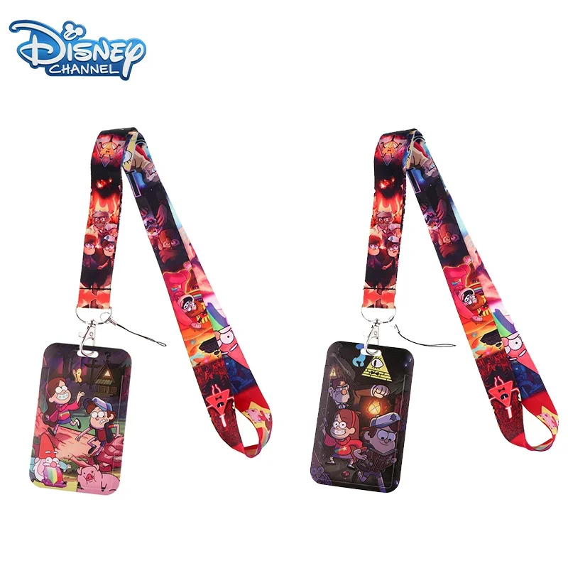 Disney Cartoon Gravity Falls Lanyard Twins Phone Rope for Keys ID Badge Holder Neck Strap Keychain Cord Lariat Unique Gift Toy