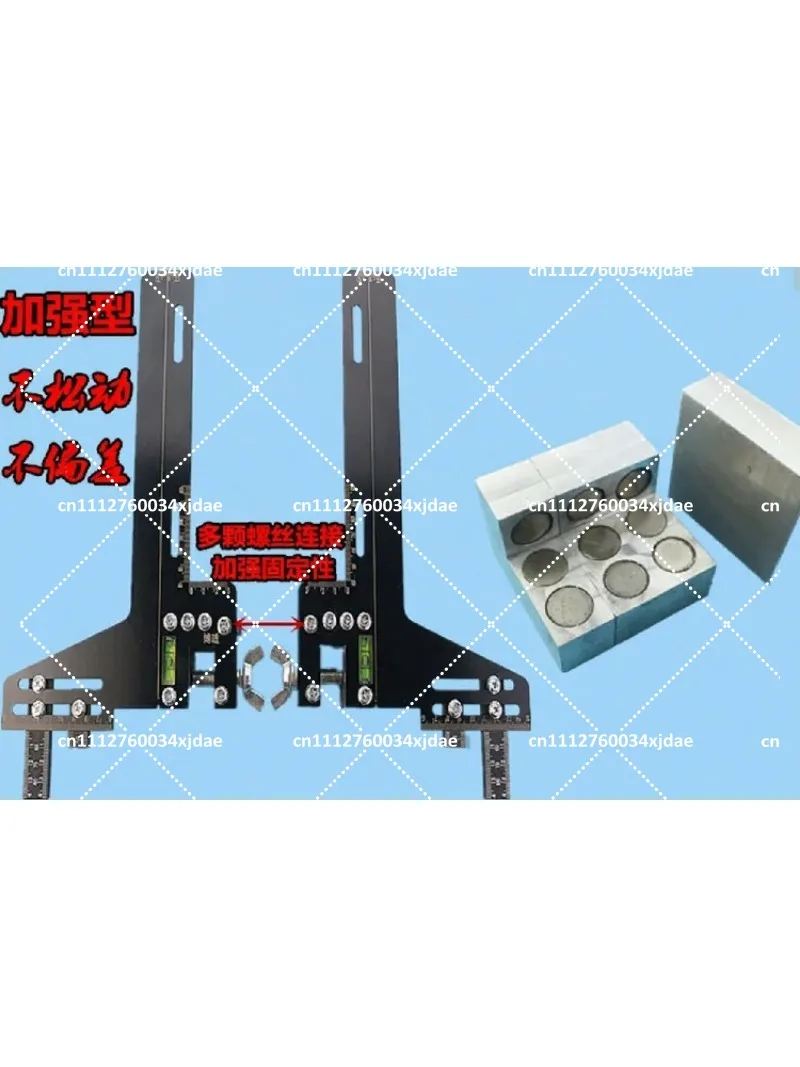 Aluminum Alloy Elevator Guide Rail Positioning Ruler, Single Rail Scale Measuring Tool for Precise Installation