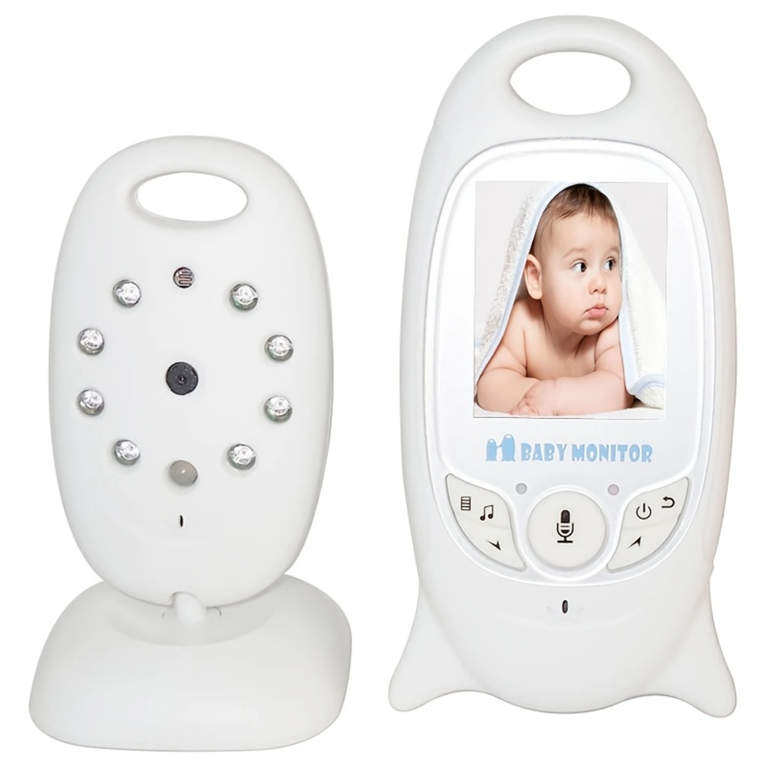 

Stay connected with your little one with this high-tech Wireless 2.4G Baby Watcher Monitor featuring Voice Intercom. Keep a watc