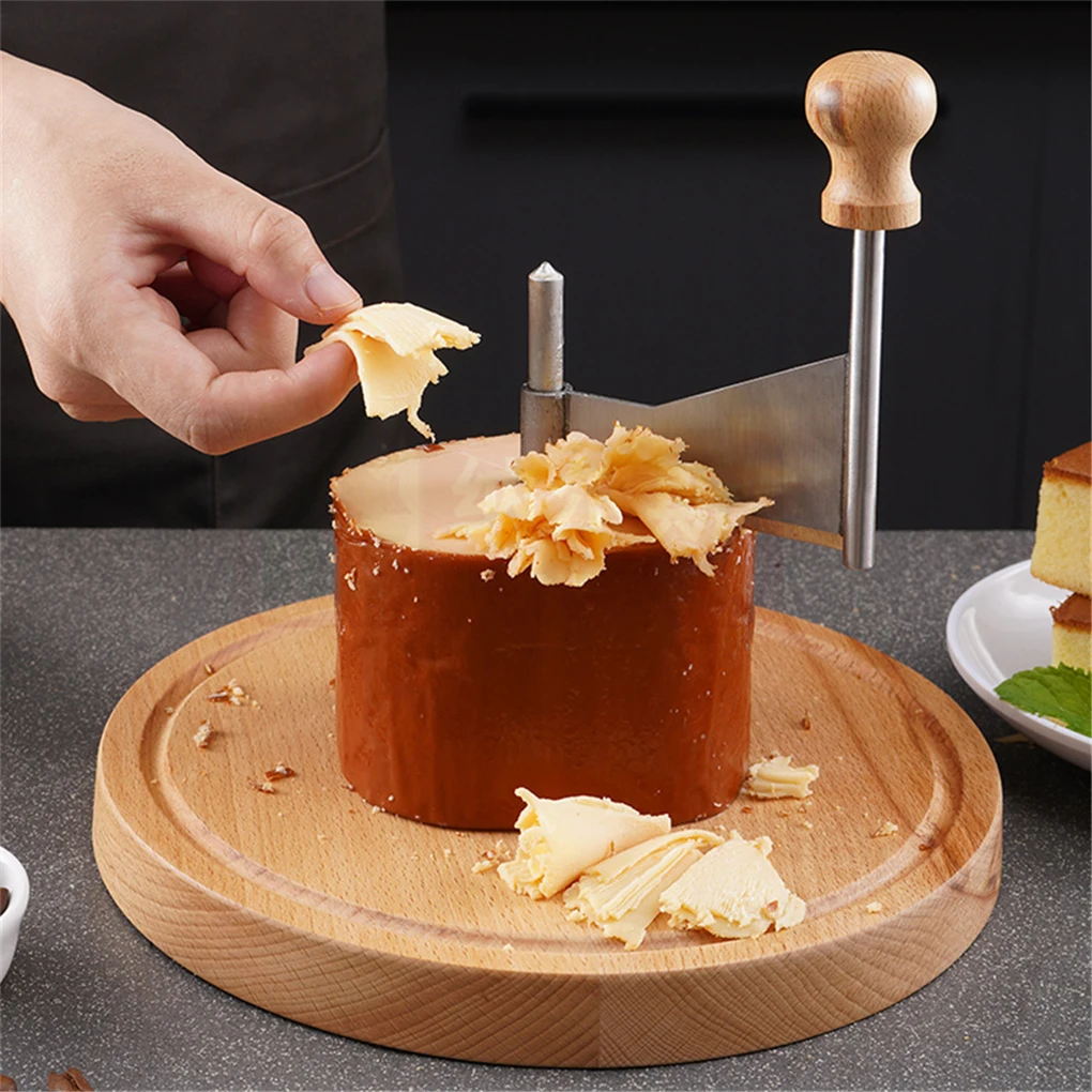

Слайсер для сыра из нержавеющей стали для выпечки и резки, устройство для дегустации сыра и десертов, стабильный дизайн, скребок