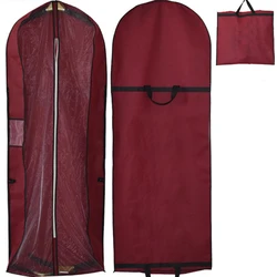 Extra Large Garment Bag For Long Gowns Wedding Gowns Garment Bag Foldable Portable Dust Cover Hanging Luggage Storage Travel Bag