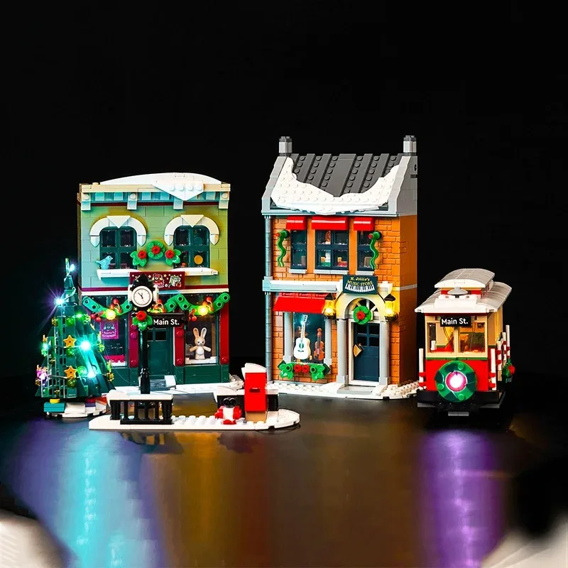 Lighting Set For 10308 Buildings City Winter Village Holiday Main Street View Not Include Building Block (Only Led Light Kit)