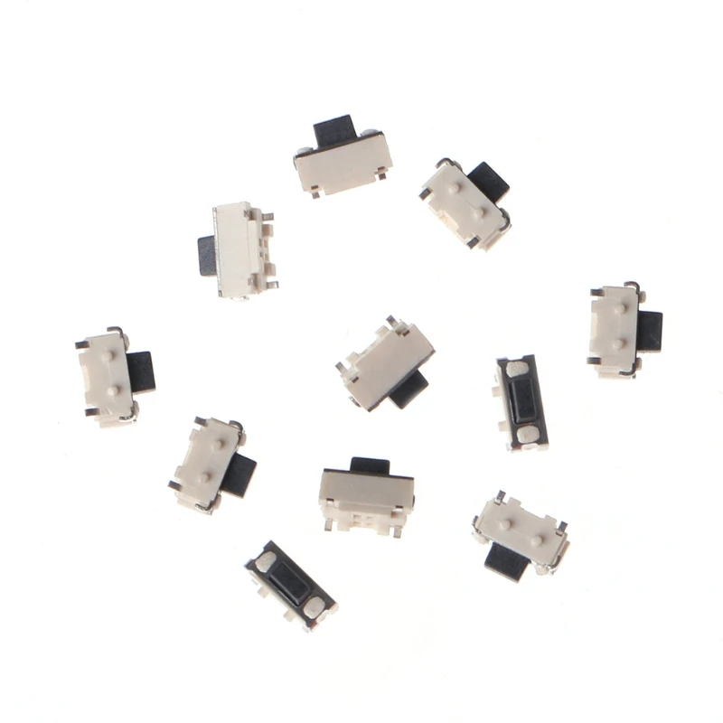 Y1UB 10 Pcs/1 Set Side Push Button Micro SMT Tact 2x4x3.5mm