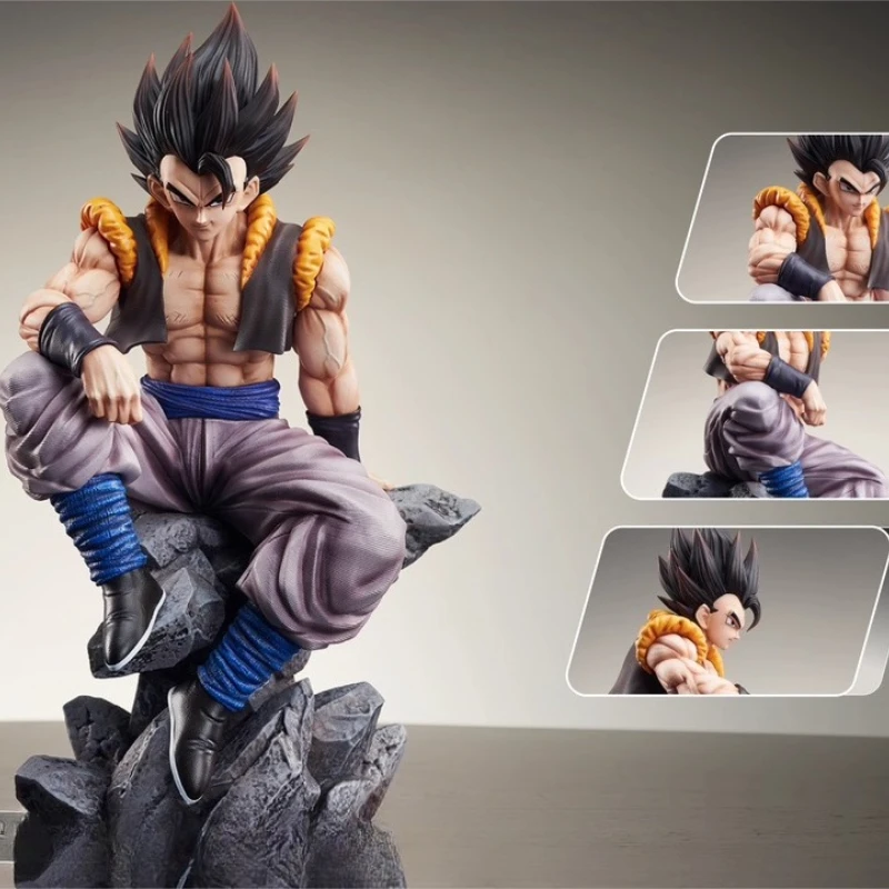 ฟิกเกอร์อนิเมะดราก้อนบอล โกจิต้า ขนาด 25 ซม. โมเดลเรซิ่น ฉากจำลอง ของตกแต่งโต๊ะทำงาน ของประดับตกแต่ง ของขวัญคริสต์มาสสำหรับเด็ก ของเล่น