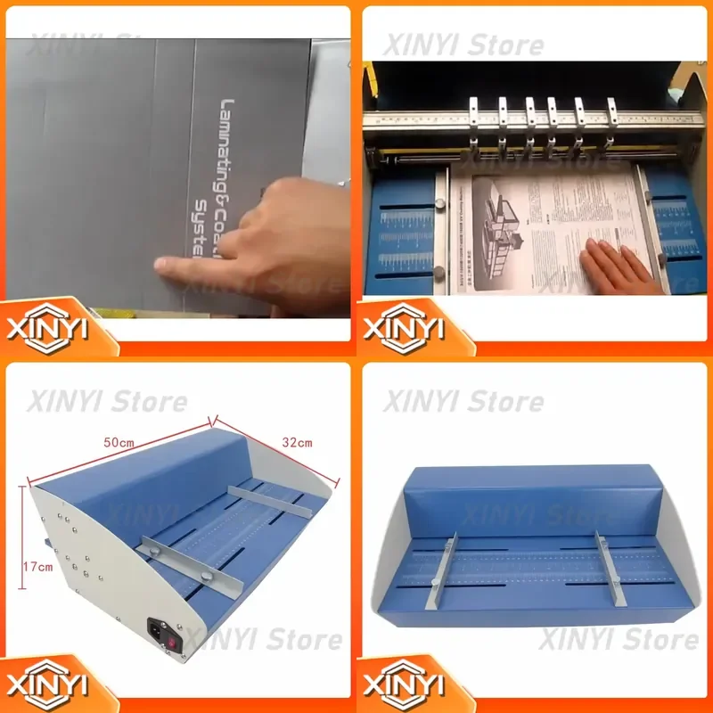 for YH-460e 460mm Electric Paper Creaser 18 Inch Creasing Machine Scorer Perforator 3 in 1 Combo Paper Perforating Machine