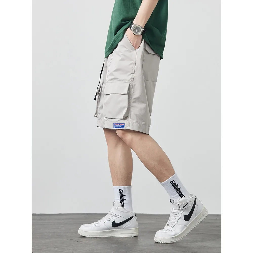 2024 Summer New Casual Shorts Men's Fashion Brand Versatile Casual Pants Men's cargo Loose shorts  pants men  streetwear