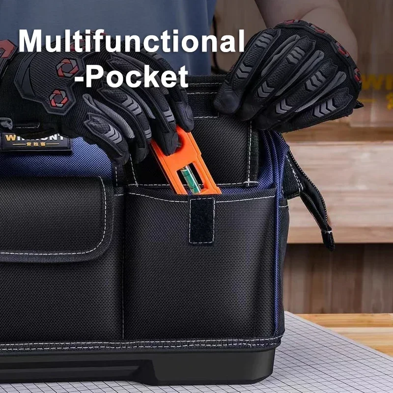 Electrician Bag Tool Organizers Portable Multi Pocket Waterproof Tool Kit Function Tools Bag Oxford Cloth Bag Repair Tool Bags