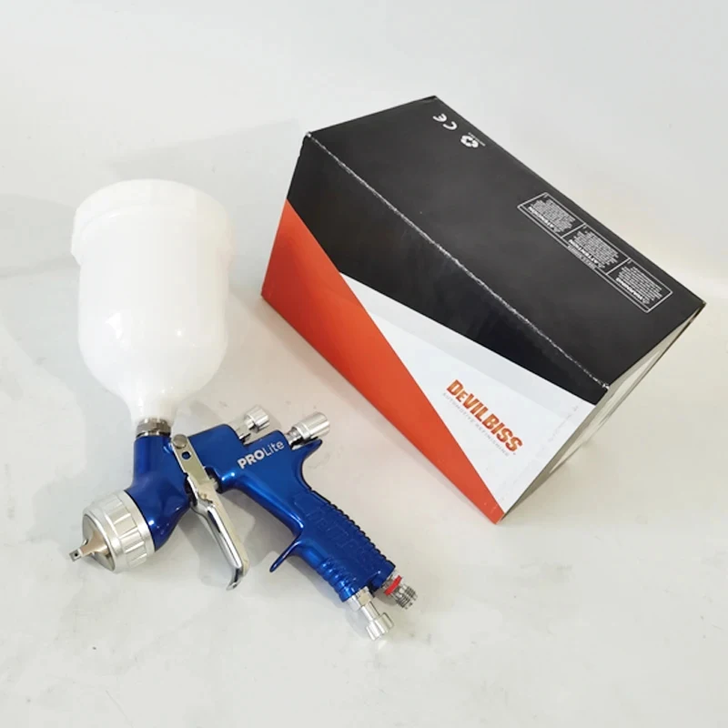 

Оригинальный британский лак для лица Devilbis Blue Knight, краска для авто, аэрограф, новая аэрозольная система распыления, тонкое распыление