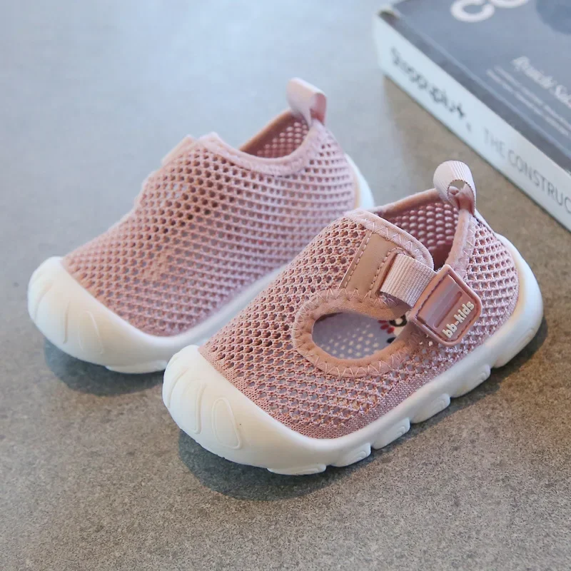 Baby Boys Girls Summer Sandals New Toddler Breathable Mesh Soft Sole Shoes Comfortable Baby First Walkers Casual Children Shoes