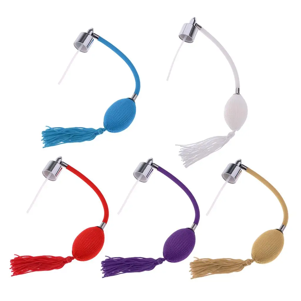 أنبوب رذاذ زجاجة عطر عتيق قابل لإعادة الملء مع لمبة رذاذ رذاذ 18 ملم هدية مثالية لأصدقائك 5 ألوان