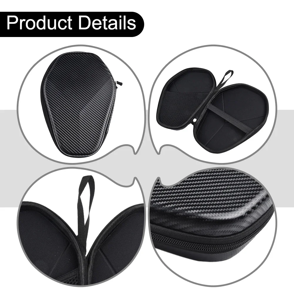 

Table Tennis Racket Case Bag for For pingpong Paddle Storage with Waterproof Protection and Portable Hand Strap for Easy Carry