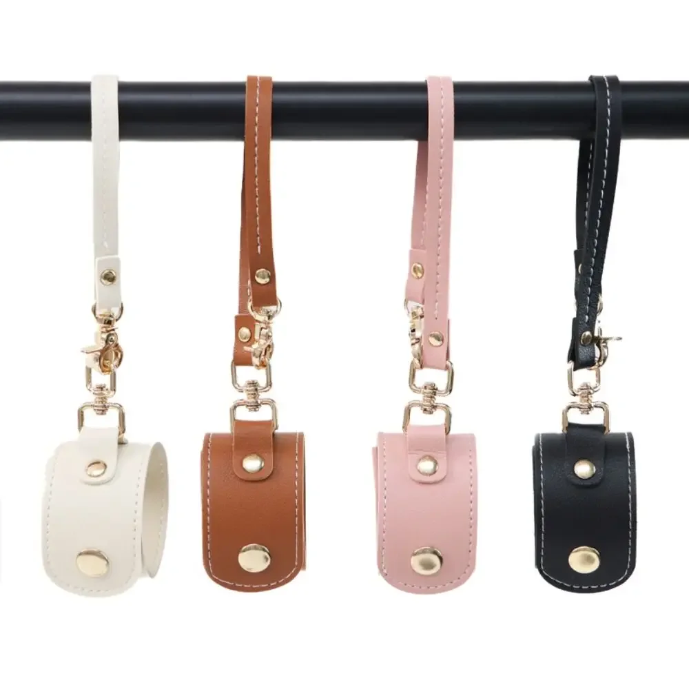 

Practical Leather Travel Hat Clip Detachable Portable Bag Scarf Hanging Holder Clasp Strap Keychain Outdoor Camping