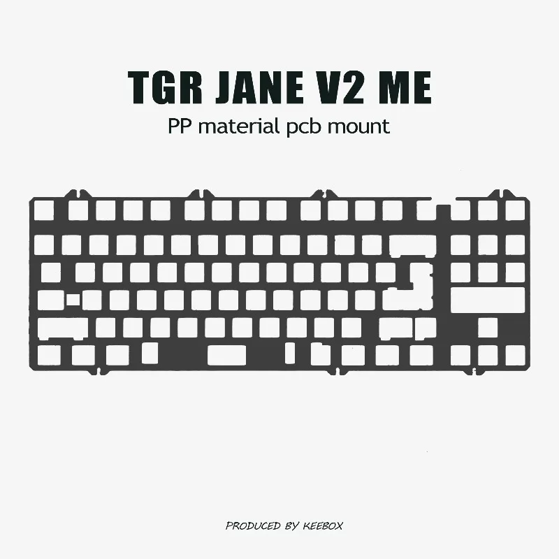 TGR Jane V2 ME Keyboard Positioning Board Custom PP PC Aluminum Carbon Fiber Customization Game Mechanical Keyboard Accessories
