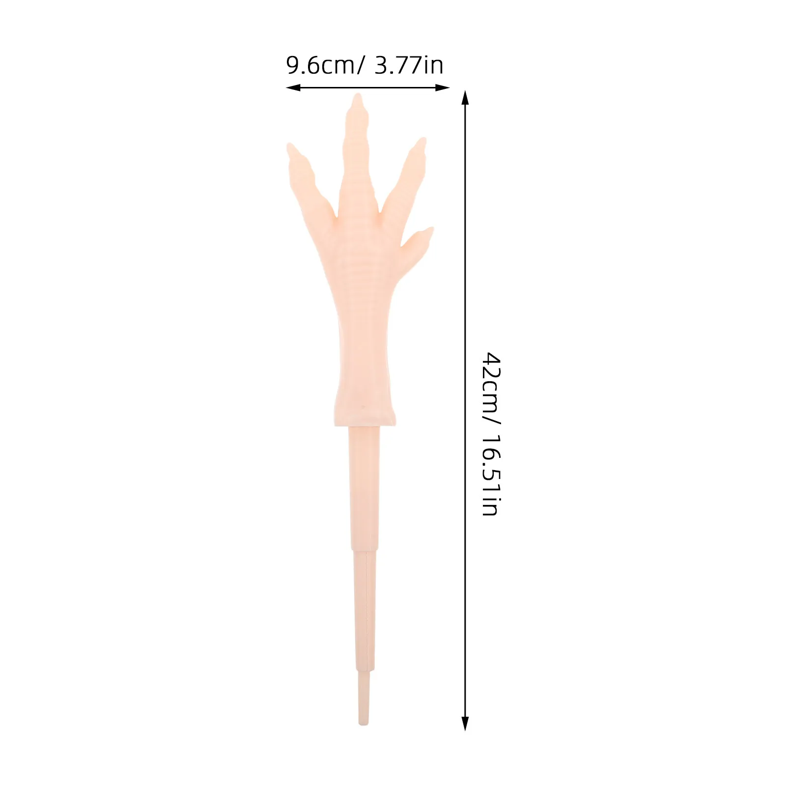 Realistic Chicken Claw Prank Accessory Extendable Fake Chicken Claw Reading Pointer Novelty Desk Decor Party Fun Gag Gift view 6