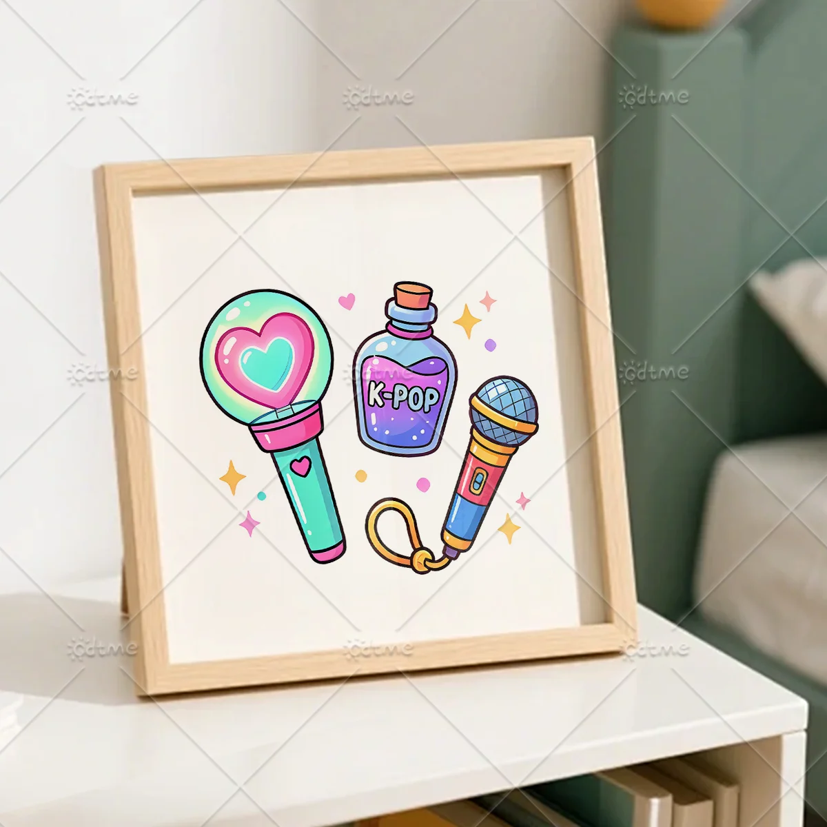 K-POP Malbuch für Erwachsene mit Cartoon-Motiven und Einfachen Mustern zur Entspannung, DIY Mal- und Zeichenbücher für Jugendliche – Detail 5