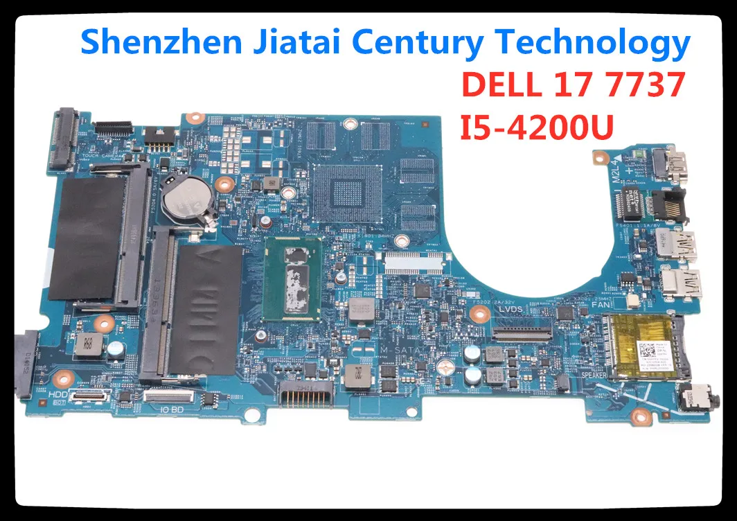 

For DELL Inspiron 17 7737 Laptop motherboard CN-0VHTPV 0VHTPV VHTPV 12309-1 With SR170 I5-4200U CPU 100% working well