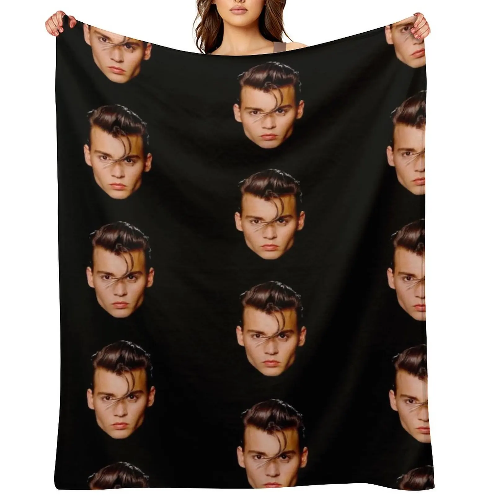 

Cry Baby Depp Throw Blanket Decorative Beds Blankets For Sofas For Decorative Sofa Blankets