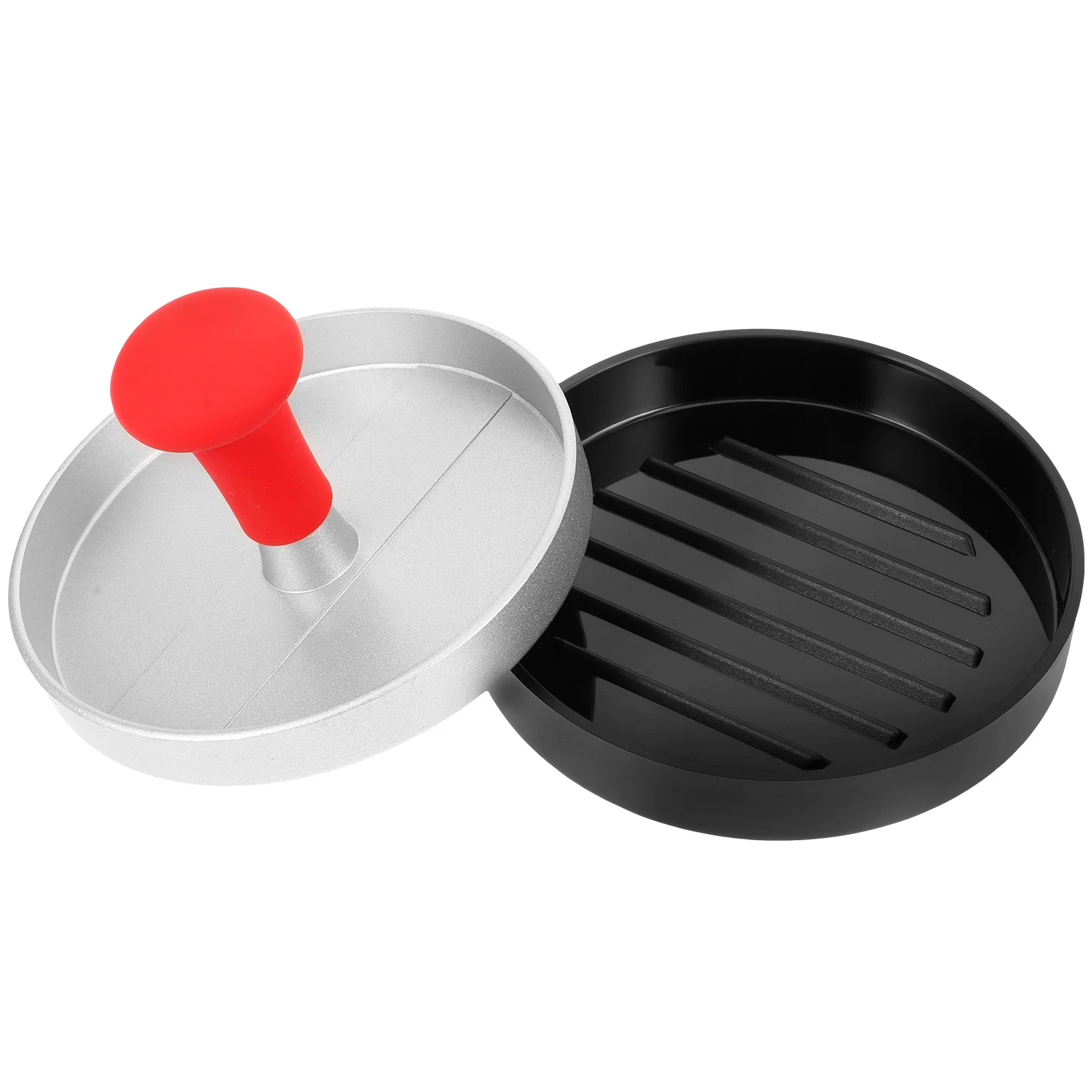 

Meat Press Tool Stainless Steel Hamburger Patty Maker Burger Ground Beef Press Manual Sausage Steak Weight Griddle Cook