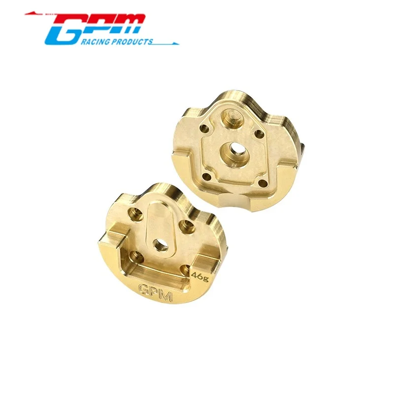 

GPM UTB021AX BRASS OUTER PORTAL DRIVE HOUSING (FRONT OR REAR)"HEAVY EDITION" FOR AXIAL 1/18 UTB18 CAPRA RC Upgrade