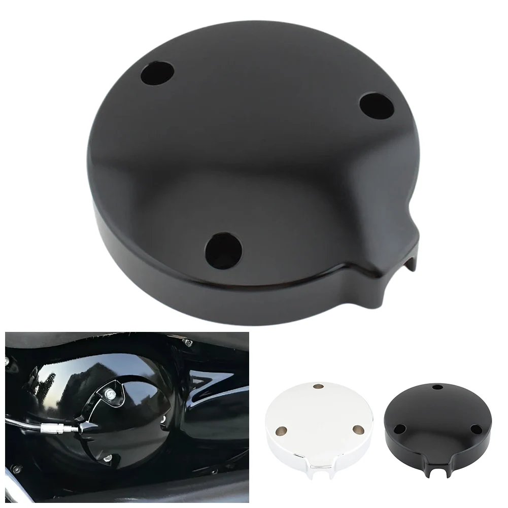 1x Motorbike Aluminum Engine Clutch Side Cover Protector Right For Harley Night Rod VRSCD V-Rod VRSCF Chrome/Black
