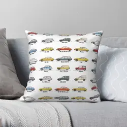 CITROEN RANGE DS 2CV Square Pillowcase Polyester Linen Velvet Printed Zip Decorative Car Cushion Cover