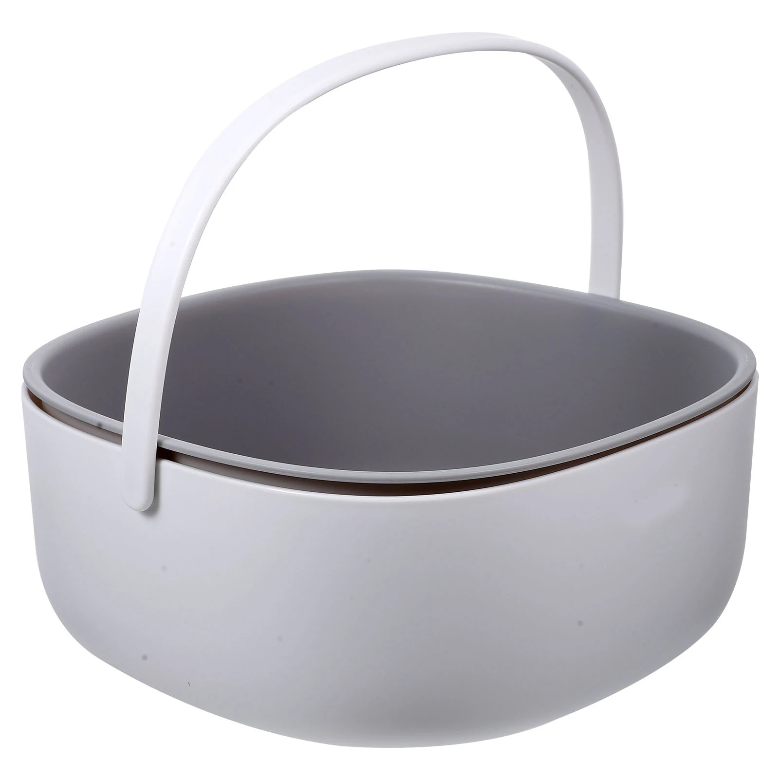 

Drain Basket Vegetable Strainer Large Grey Double Layer Kitchen Fruit Washing Tool Compact Wear Resistant Strainer