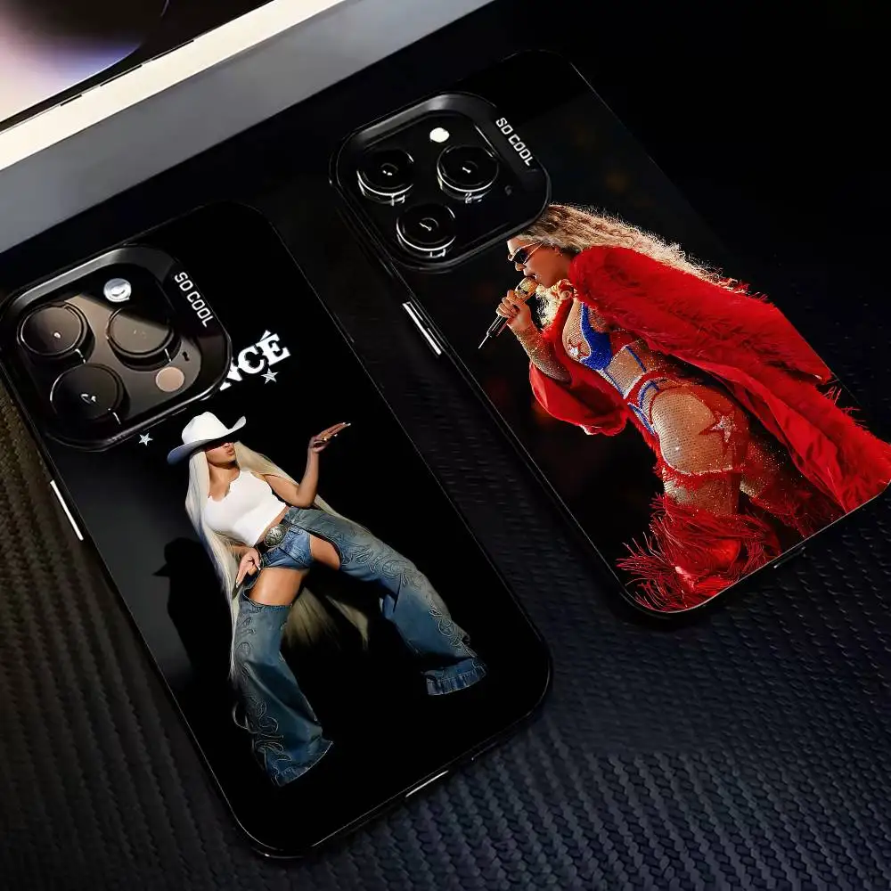 

C-Cowboy B-Beyonce-es C-Carter Horse Phone Case For iPhone 17,16,15,14,13,12,11 Plus,Pro Max,XS,Colorful Silver Black Cover