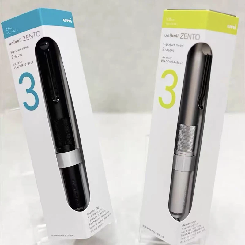 Uni-ball ZENTO Signature Model 3 Colors Rotating Gel Pen Magnetic