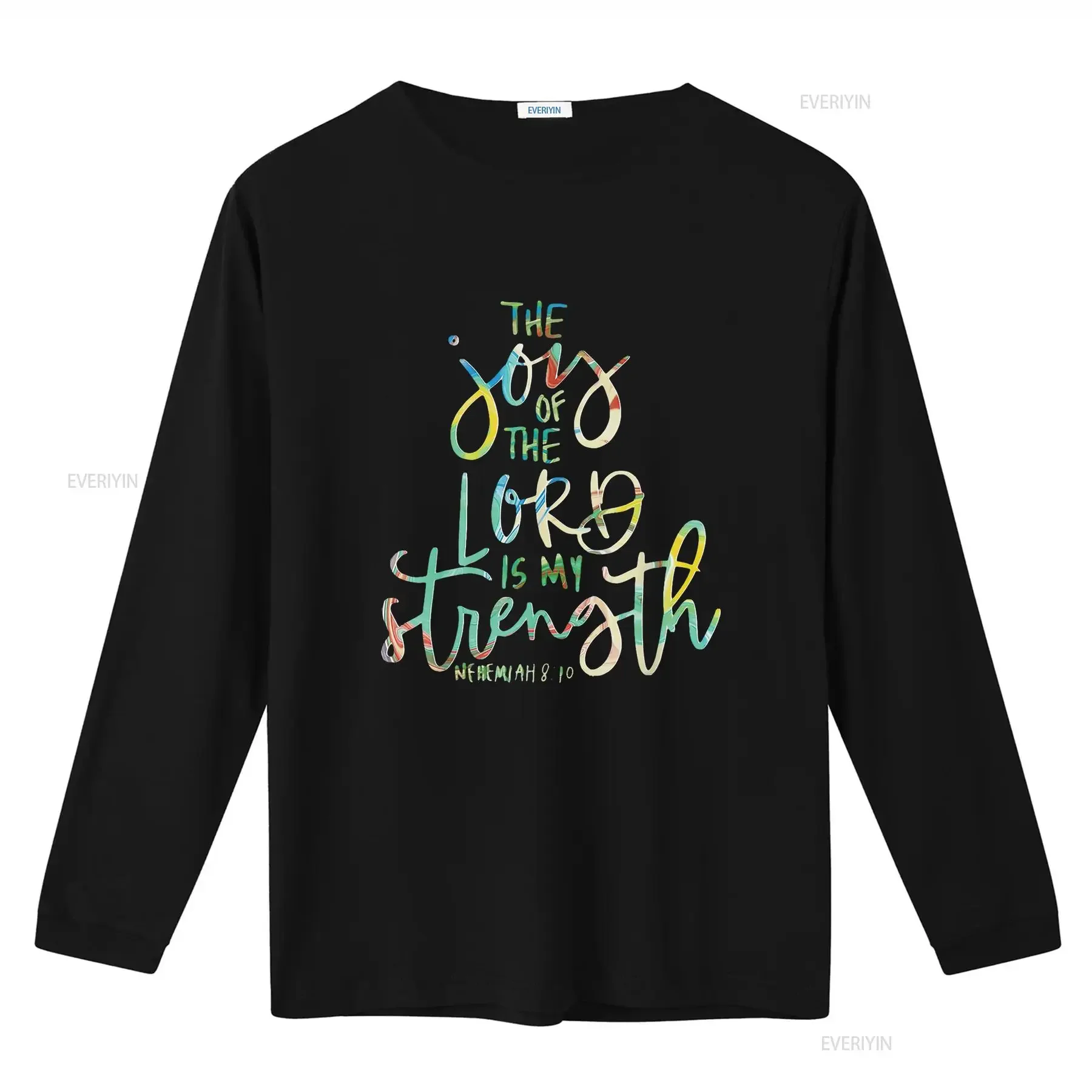 تي شيرت نسائي The Joy Of Lord Is My Strength Confirmation تي شيرت عتيق مغسول قليلاً ومتعدد الاستخدامات للارتداء اليومي #3