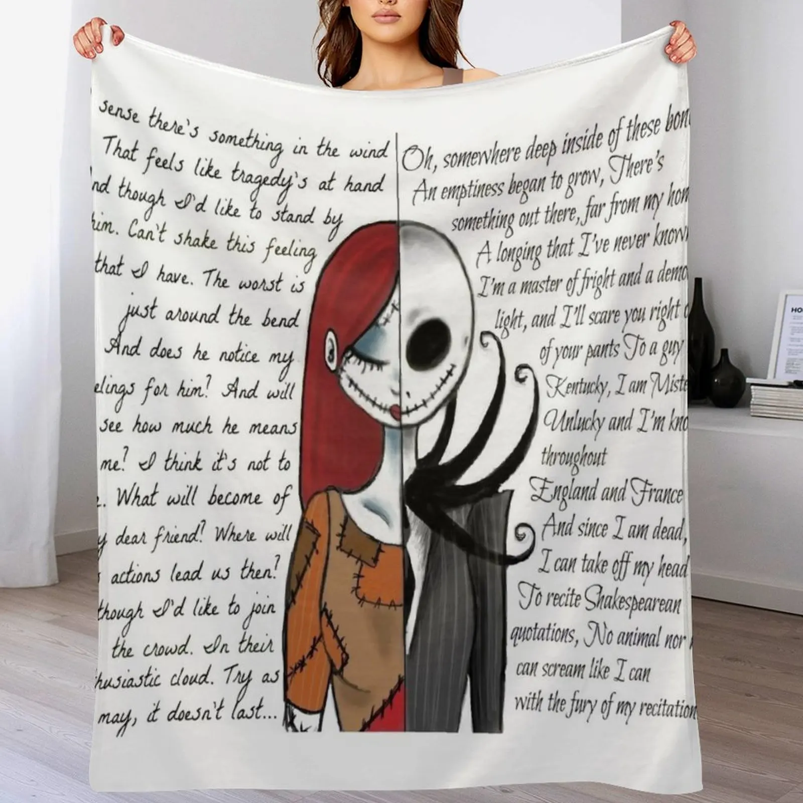 

Nightmare Before Christmas Throw Blanket Kid'S Thins Blankets