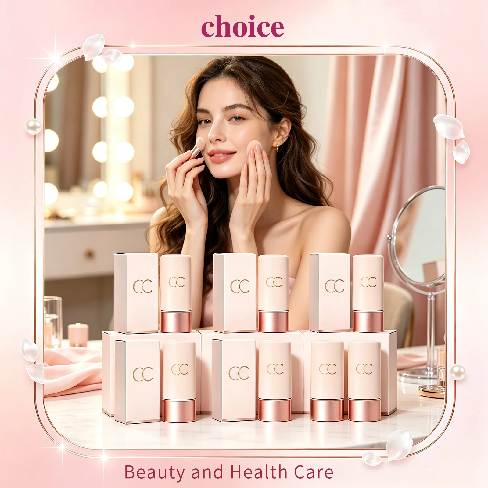CC Cream Color Correcting Tinted Serum Self Adjust Skin Tone Lightweight Natural Smooth Nude Makeup Gentle Coverage Foundation