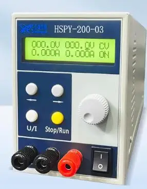 

HSPY200V/3A DC programmable power supply HSPY200V3A output 0-200V,0-3A adjustable With RS232/RS485 port