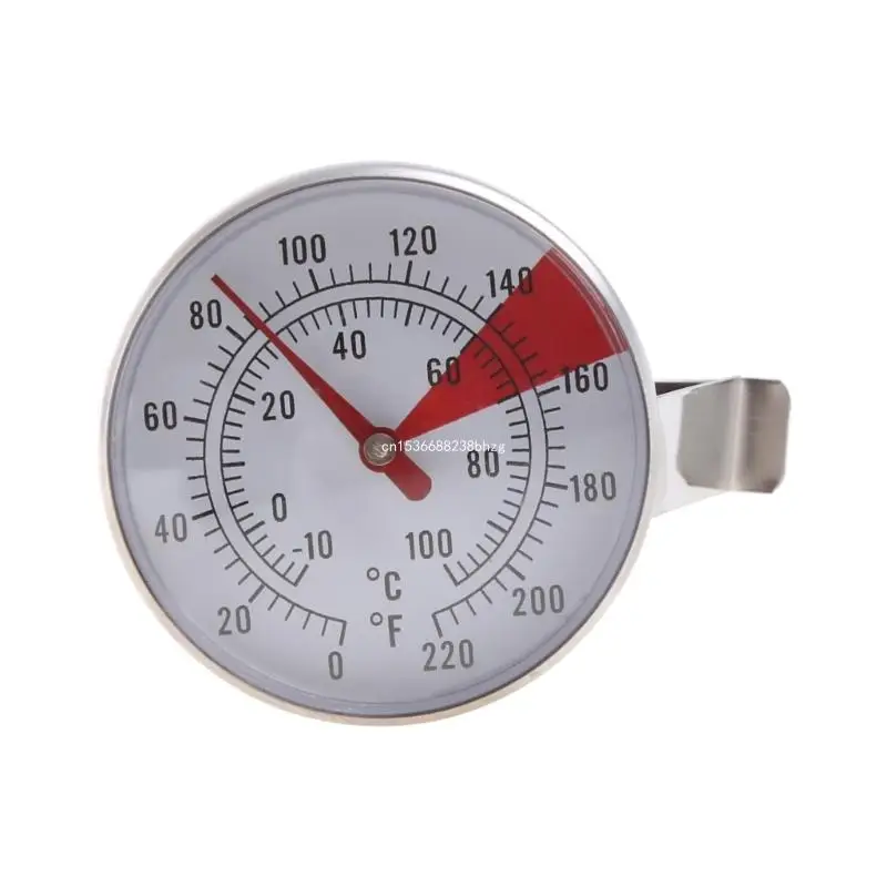 Stainless Steel Thermometer Cooking Oven BBQ Milk Food Meat Probe Gauge 100°C Dropship