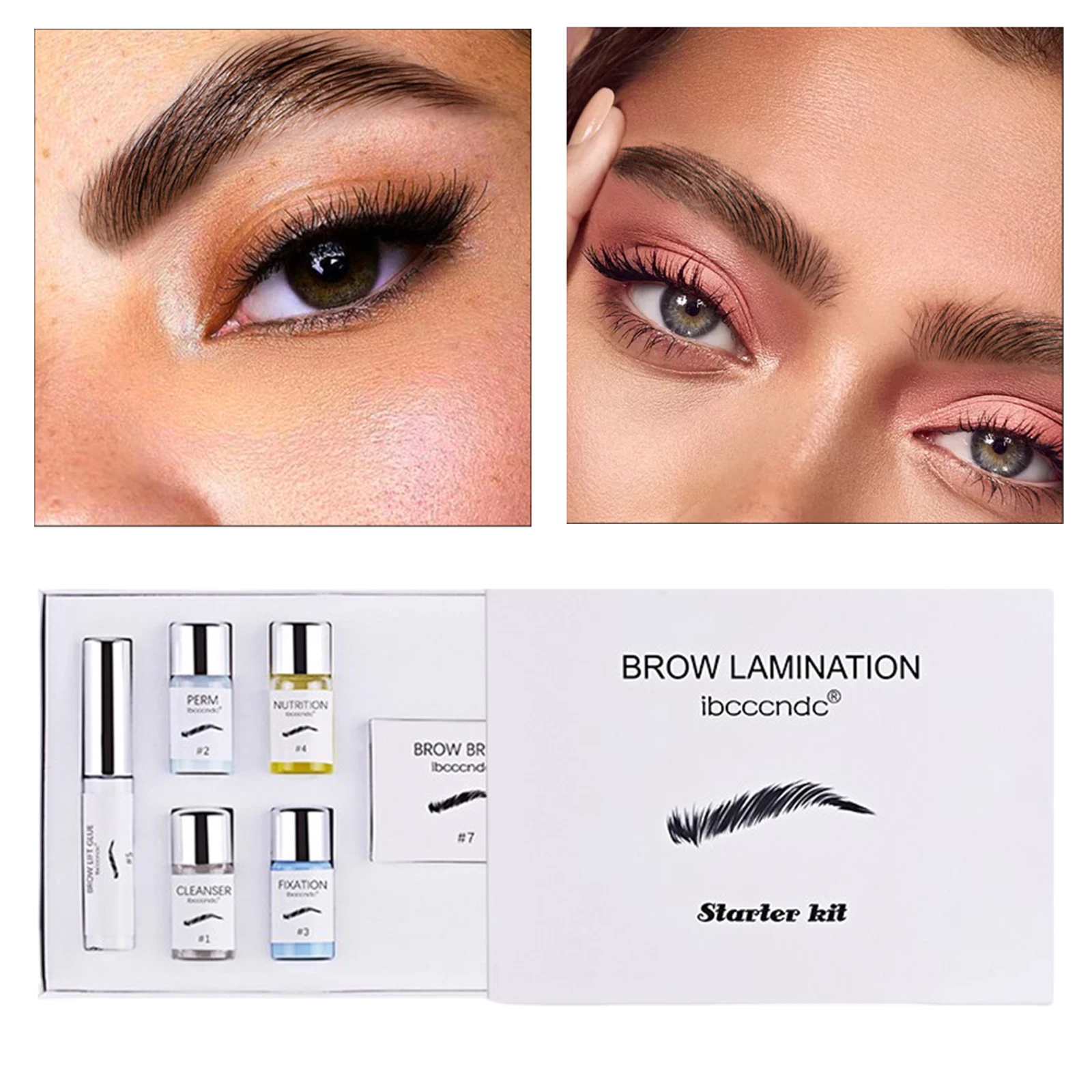 Trendy Eyebrow Lamination Kit for Brow Perming Brow Lifting DIY Brow Perm Brow Styling Girls Women makeup