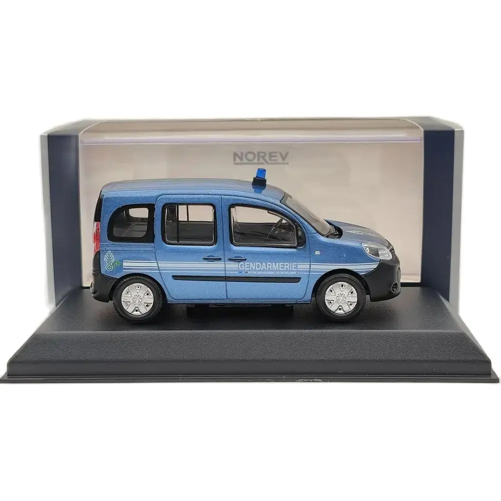 1:43 Norev Kangoo Z.E. GENDARMERIE 2020 Diecast Models Car Limited Collection Auto Toys Gift Blue