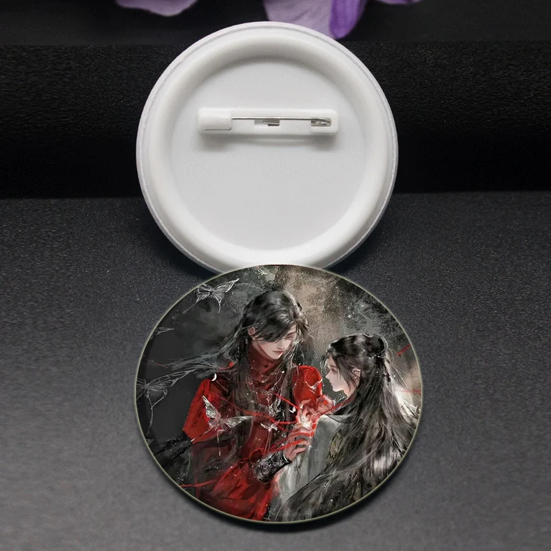 Heaven Official's Blessing Brooche, Xie Lian Hua Cheng Badge, Handmade Pin, Breastpin for Backpack Clothes Jewelry Accessorie