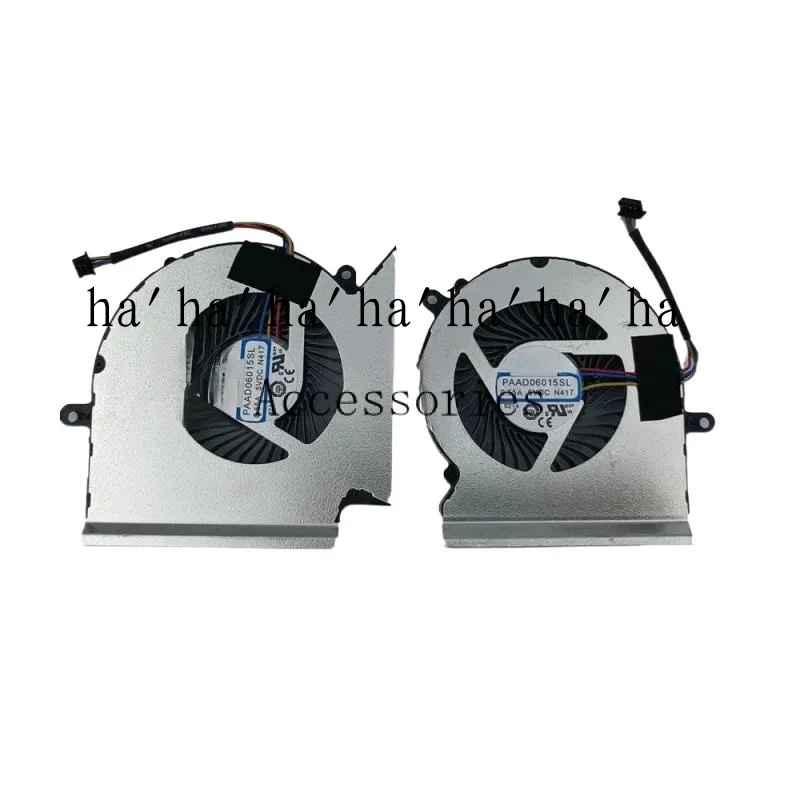 WYORESY  Laptop CPU GPU Cooling Fans for MSI GL65 GE65 GP65 WE65 9TI 9TJ Leopard MS-16U1 Notebook PC Cooler VGA Fan PAAD06015SL