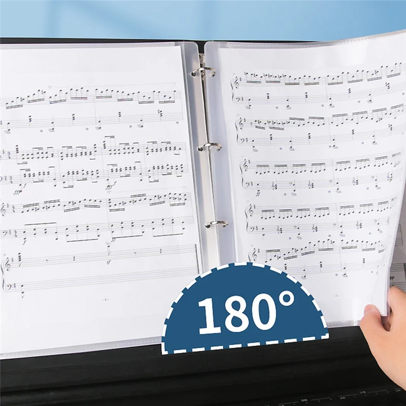 

【Hot Cake】Sheet Music Folder,Music Stand Accessories, Sheet Music Holder,Writable & Detachable Choir Folder
