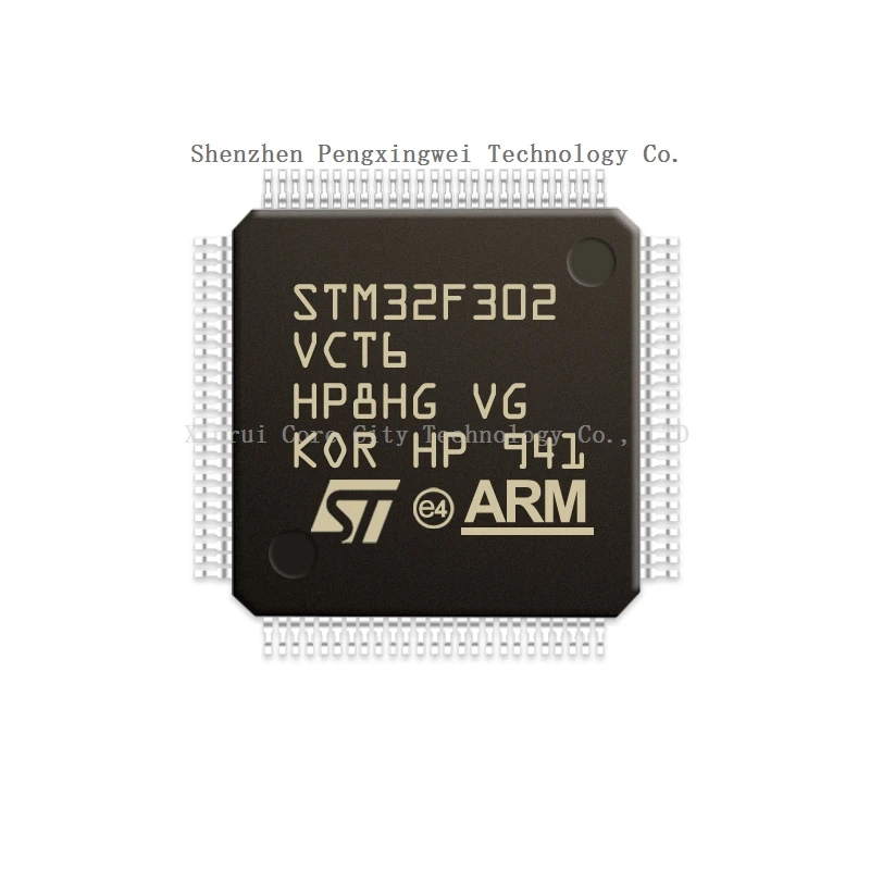 ไมโครคอนโทรลเลอร์คอนโทรลเลอร์แบบ LQFP-100 (mcu/mpu/soc) STM32F302VCT6 VCT6 STM32F STM32ของแท้ใหม่