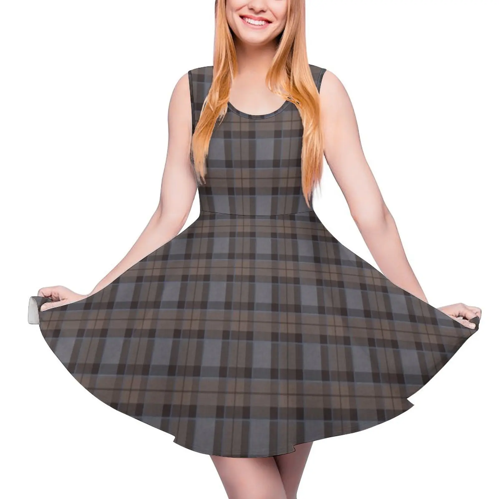 

outlander tartan - fraser tartan Sleeveless Dress dress korean style ladies dresses for special occasions